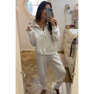 VARLEY Maguire Half-Zip Pullover in Ivory Size X-Small NWT